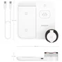AISENS Cargador Inalámbrico 4 en 1 15W Blanco ASCH-15W4WC061-W